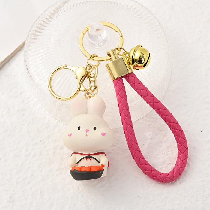Wholesale Resin figurine keychain pendant