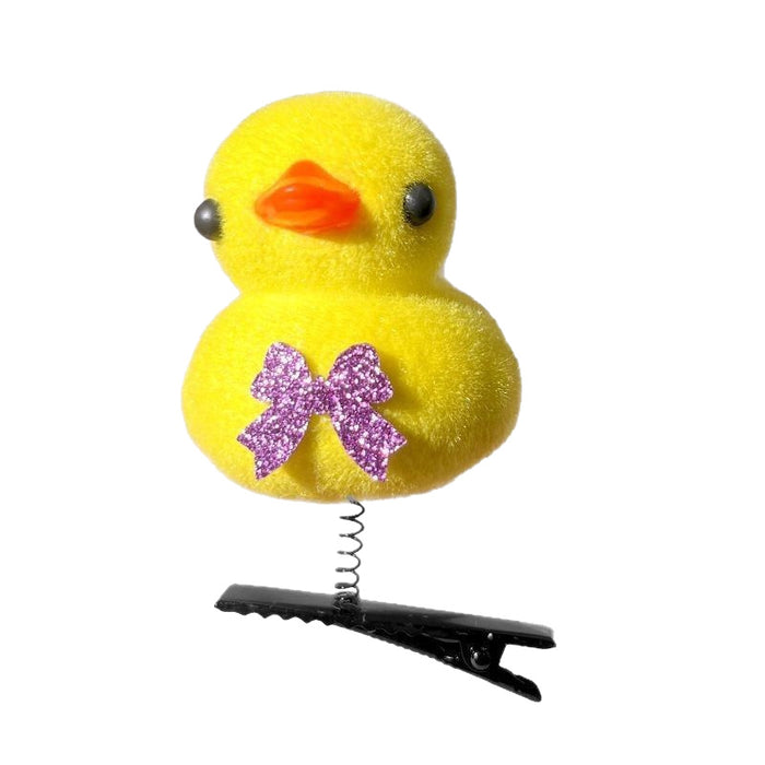 Wholesale Yellow Duck Hairpin Spring Clip Cute Children' s Hair Clips