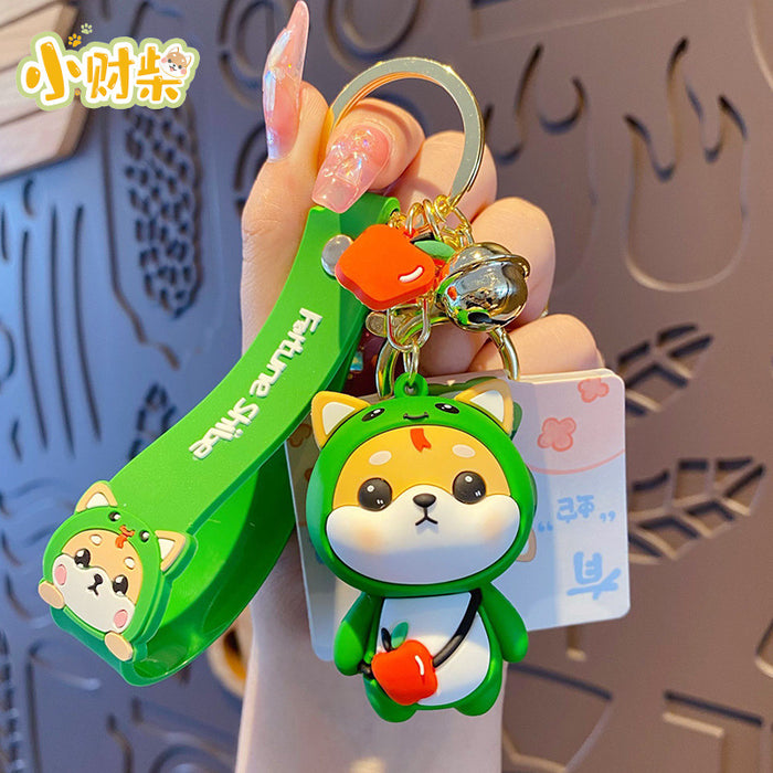 Wholesale Cartoon Zodiac Horse Silicone Keychain Cute Chinese New Year Gift Keyring