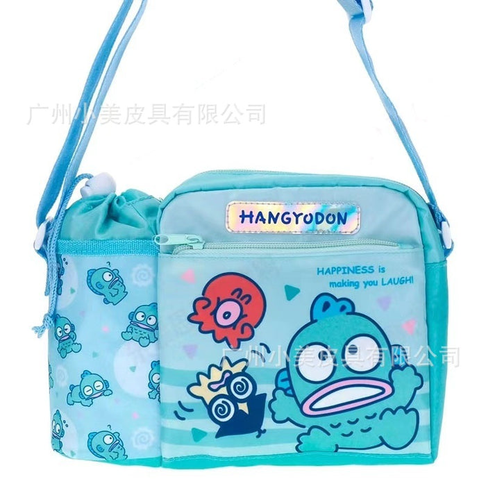 Wholesale Cute cartoon children's shoulder bag, slanted back bag, outdoor kettle storage bag