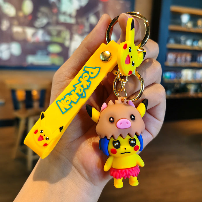 Wholesale Cartoon Doll Silicone Keychain JDC-KC-Tingm128