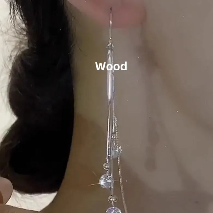 Wholesale Flower earrings, niche design, shiny high-end earrings, silver temperament, versatile earrings