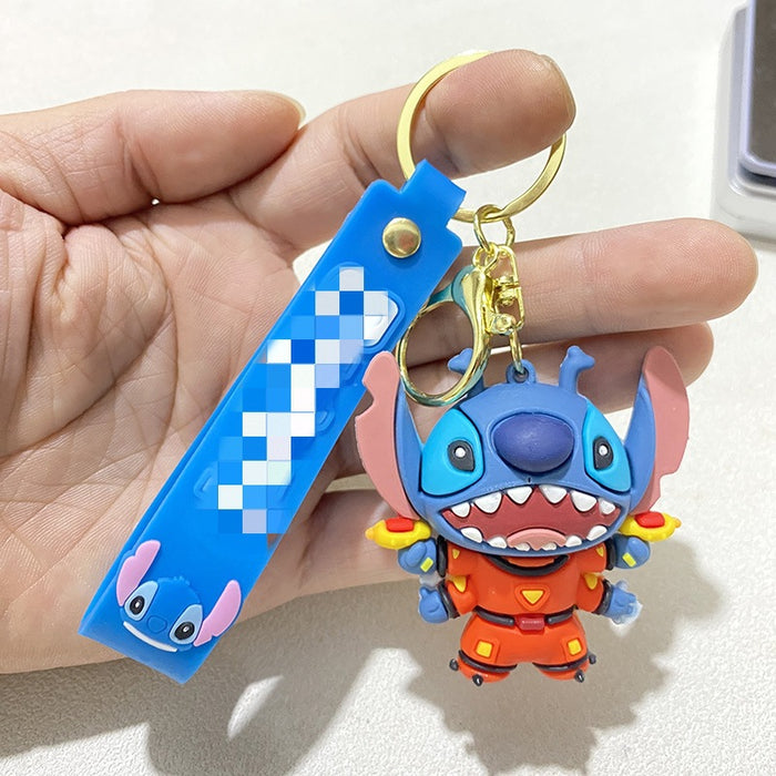 Wholesale Creative Multi-hand Dress Key Chain Cute Forest Hula Skirt Key Chain Small Gift