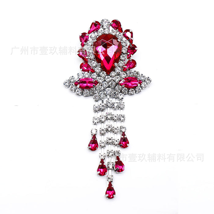 Wholesale DIY Crystal Tassel Corsage Accessories Pendant