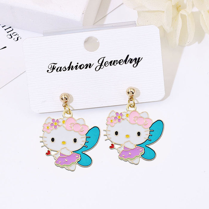Wholesale S925 Silver Cartoon Earrings Flower Design Fashion Accessory Gift MOQ≥2
