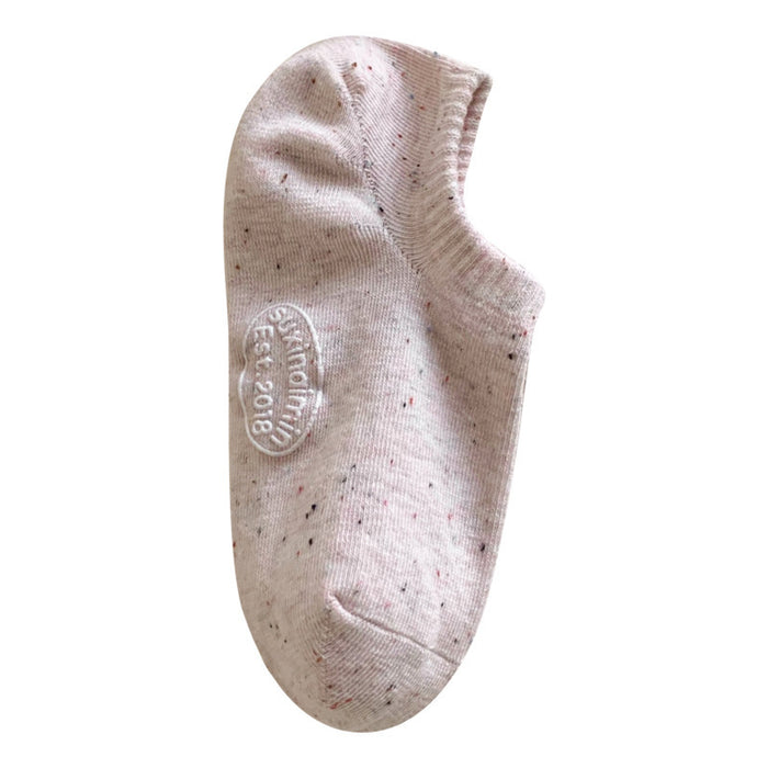 Wholesale Socks children shallow mouth invisible socks with letters on the soles of the feet silicone anti slip