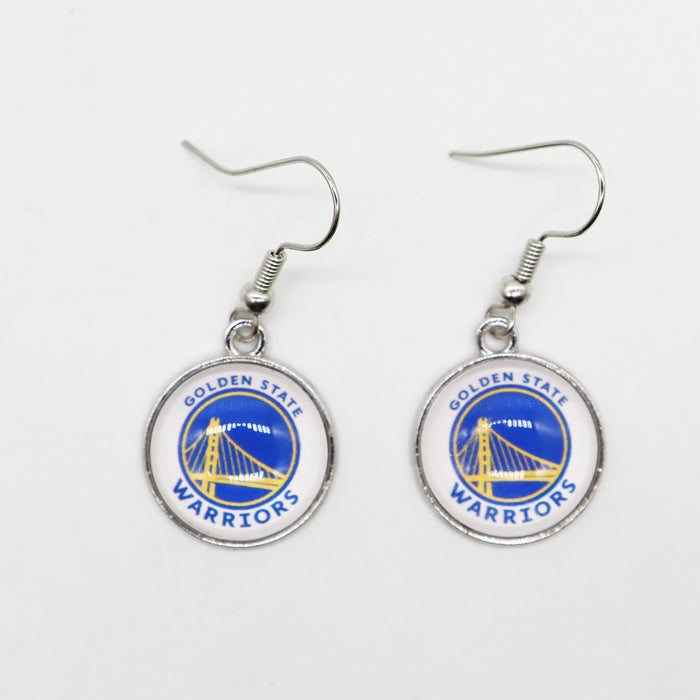 Wholesale Baseball Team Football Team Earrings Pendant Moonlight Gemstone Pendant Sports Earrings
