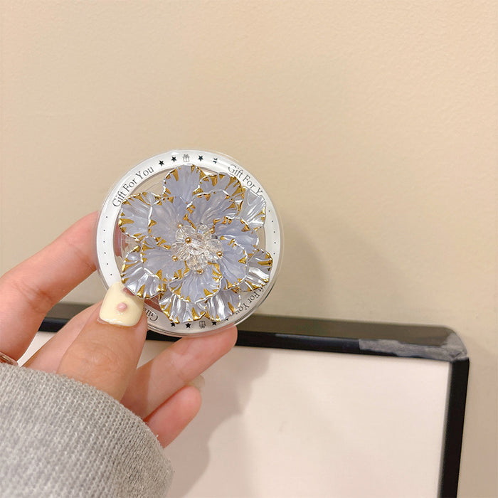 Wholesale 3D Flower Magnetic Retractable Phone Stand