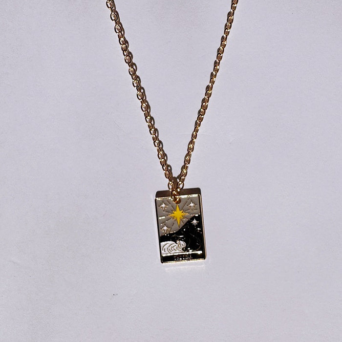 Wholesale Tarot Card Series Pendant Choker Necklace