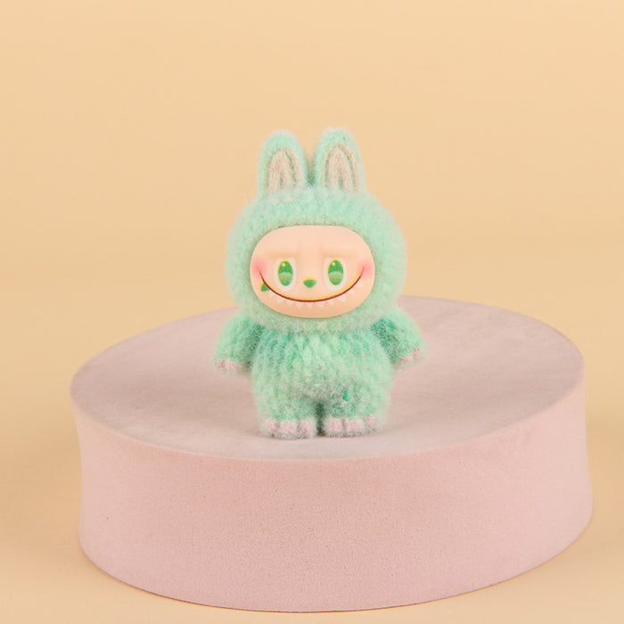 Wholesale Creative Resin Flocked Keychain