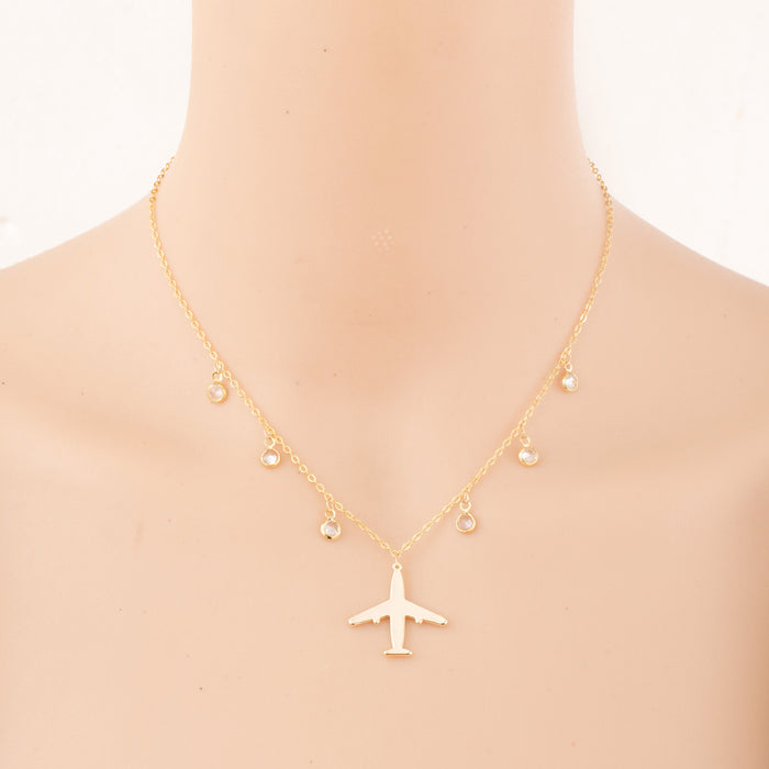 Wholesale Fashionable, simple and versatile necklace decoration, electroplated titanium steel necklace decoration