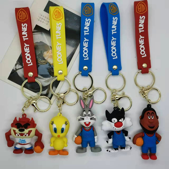Wholesale Creative Cartoon Beast  Keychain Pendant Bag Car Key Chain Accessories Gift