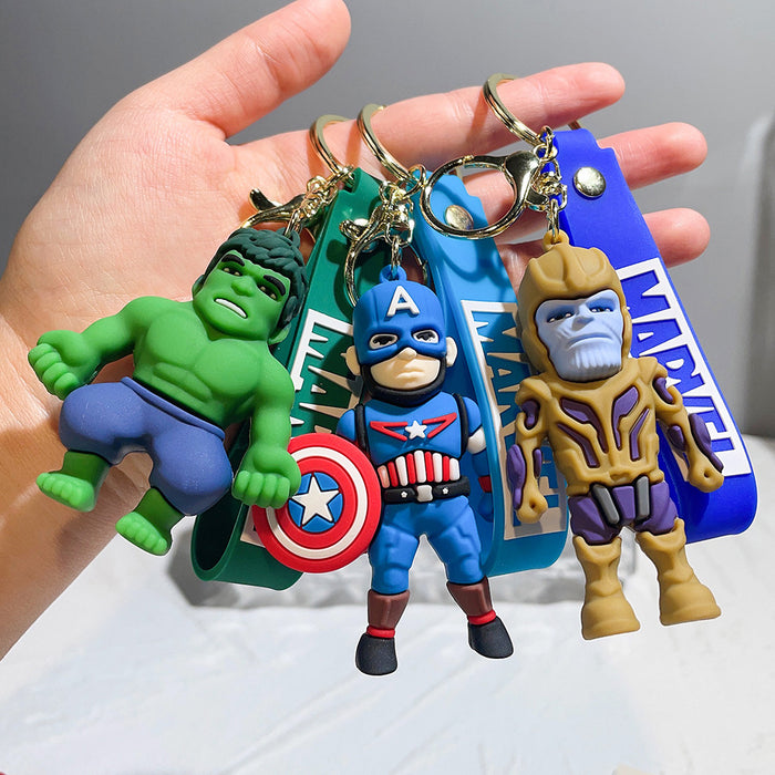 Carton de vente en gros Avengers Marvel Keychains JDC-KC-QICHAO002