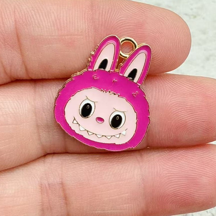 Wholesale 10pcs Little Rabbit Accessories: Earrings and Keychain Pendant