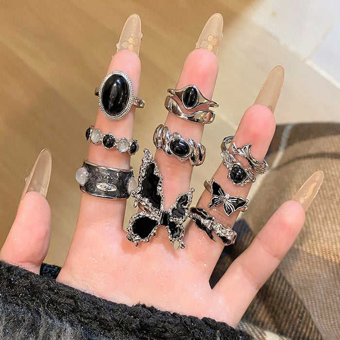 Wholesale Vintage ring, personalized butterfly fashion, layered index finger ring