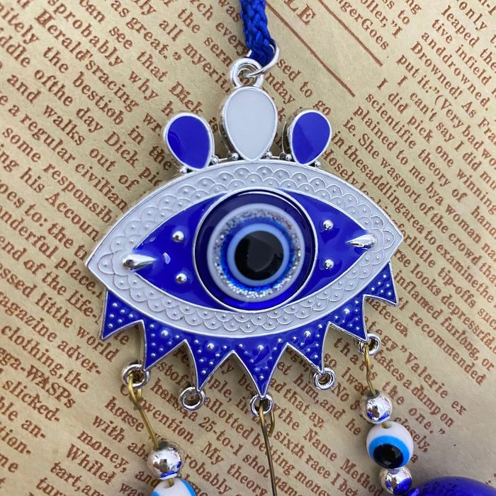 Wholesale 31cm Turkish Blue Eye Wind Chime Devil Eye Pendant