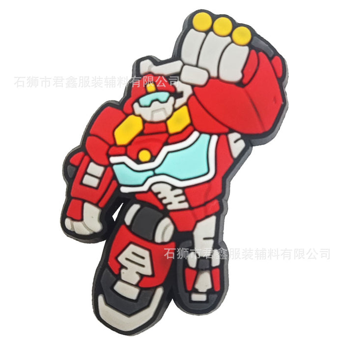 Wholesale 50pcs Cartoon Hole Shoes Buckle Decorative Buckle  Shoes Charms
