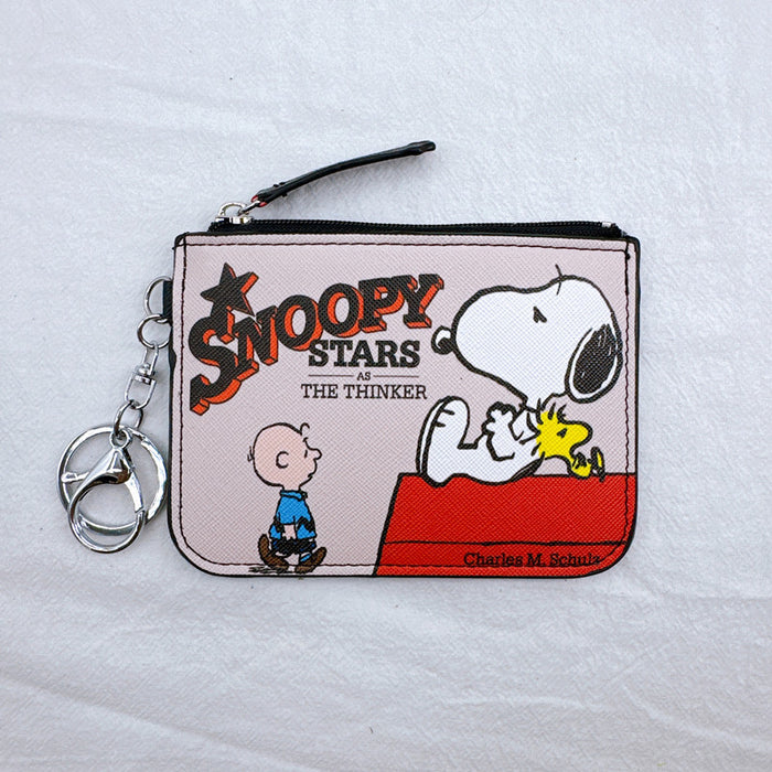 Wholesale Student Cartoon Leather Wallet with Keychain