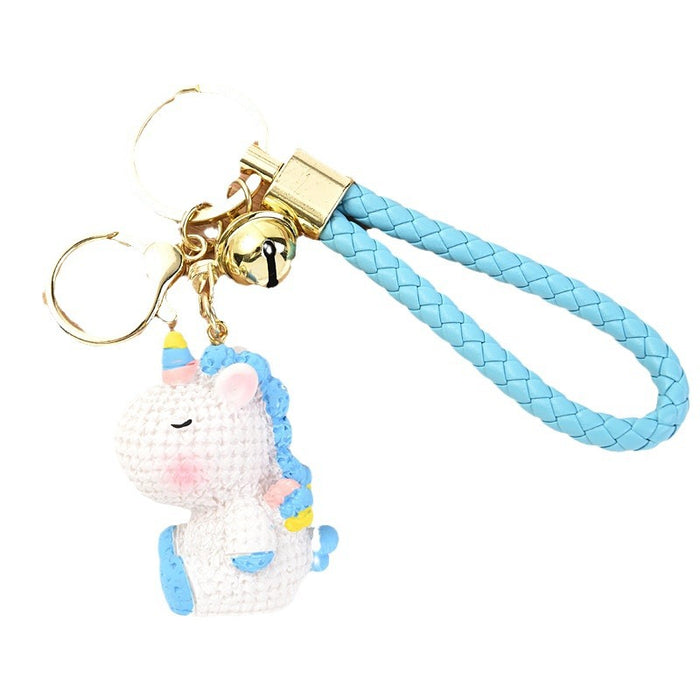 Wholesale Resin keychain creative cute bag pendant exquisite car keychain accessories