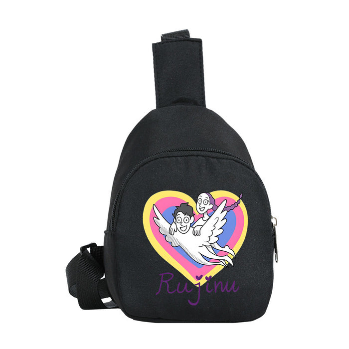 Wholesale Anime-themed Printed Shoulder Bag and Children' s Waist Bag
