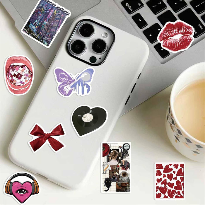 Wholesale 50pcs Graffiti waterproof stickers for guitars,  suitcases,  skateboards,  mobile phones