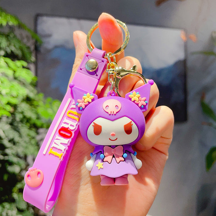 Wholesale Flower Cartoon Cute Doll Pendant Keychain JDC-KC-JG031