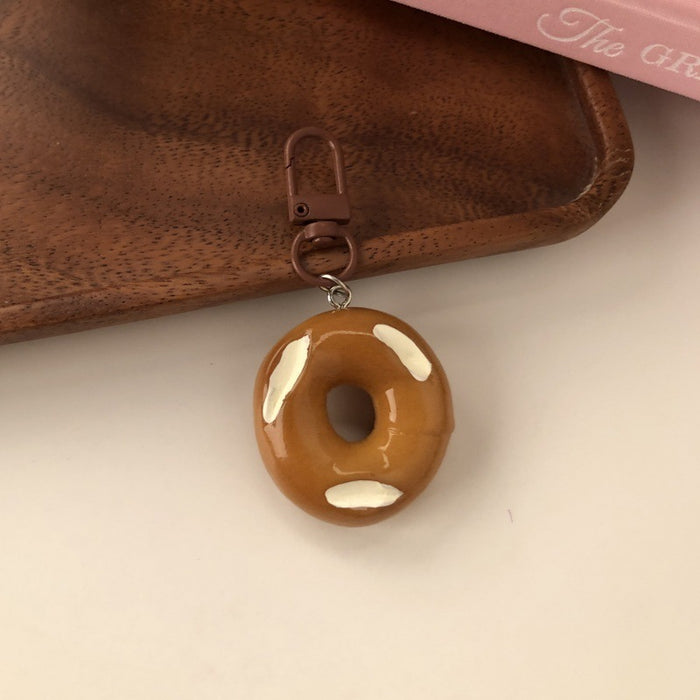Wholesale Bagel Bread Pendant Cute Bag Decoration Pendant Versatile School Bag Keychain
