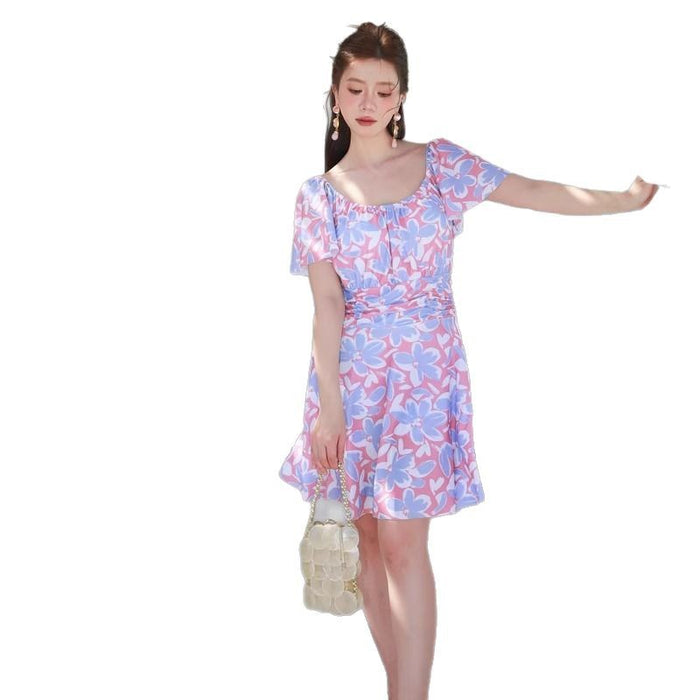 Wholesale New one-piece conservative hot spring vacation quick drying swimsuit