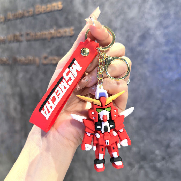 Wholesale Cartoon Robot Keychain Trendy Car Key Accessory Bag Charm MOQ≥2