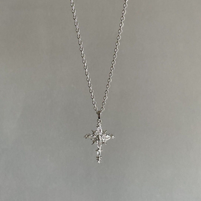 Wholesale Cross  Necklace Four Mans Star Necklace Chain