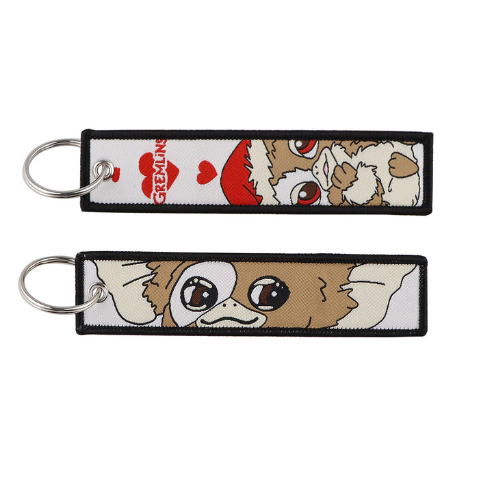 Wholesale Cloth Woven Cartoon Keychain Trendy Decorative Bag Charm Fashion Gift For Bags And Keys Resale Boutique Accessory