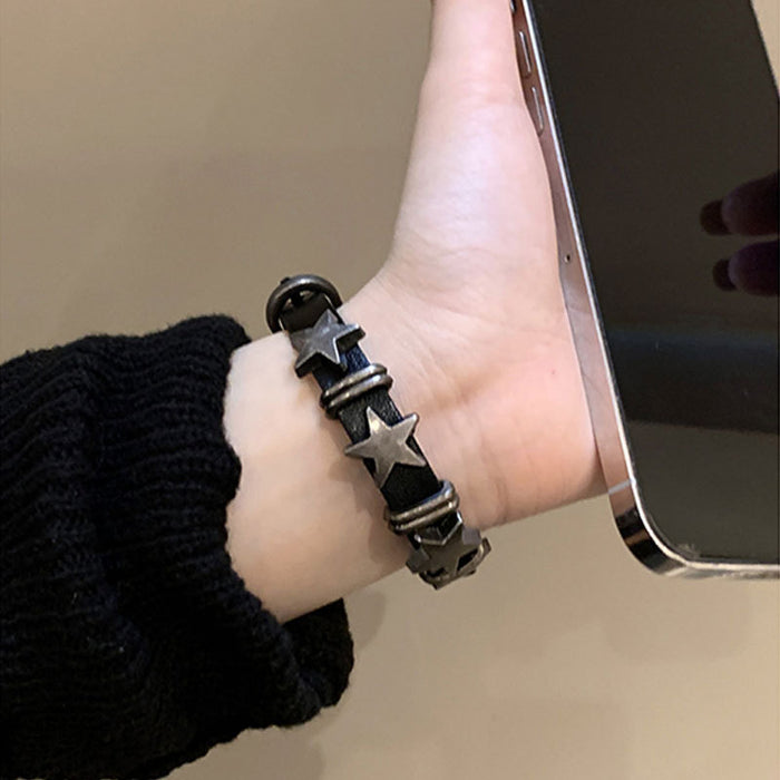 Wholesale Niche Bracelet Punk Exquisite Trendy Broken Silver Hundred Handheld Jewelry