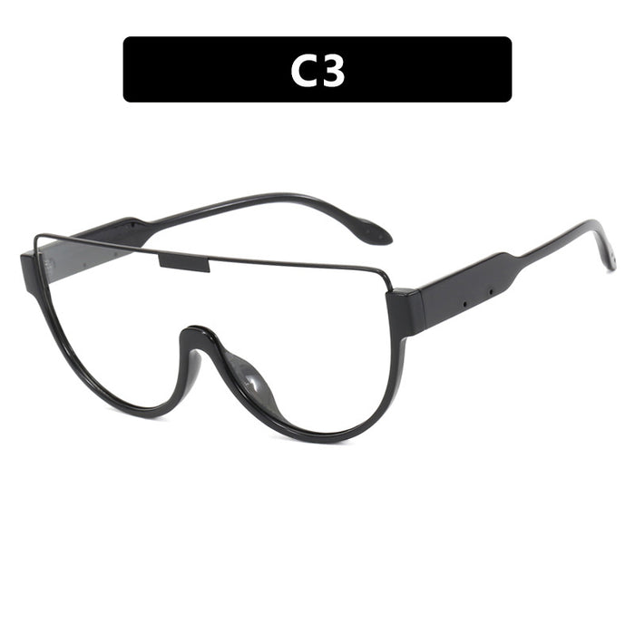 Wholesale Conjoined sunglasses, brown sunglasses, UV resistant glasses