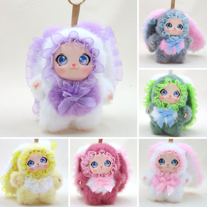 Wholesale Lolita Rabbit Plush Doll Toy Pendant Able Ornament Gift
