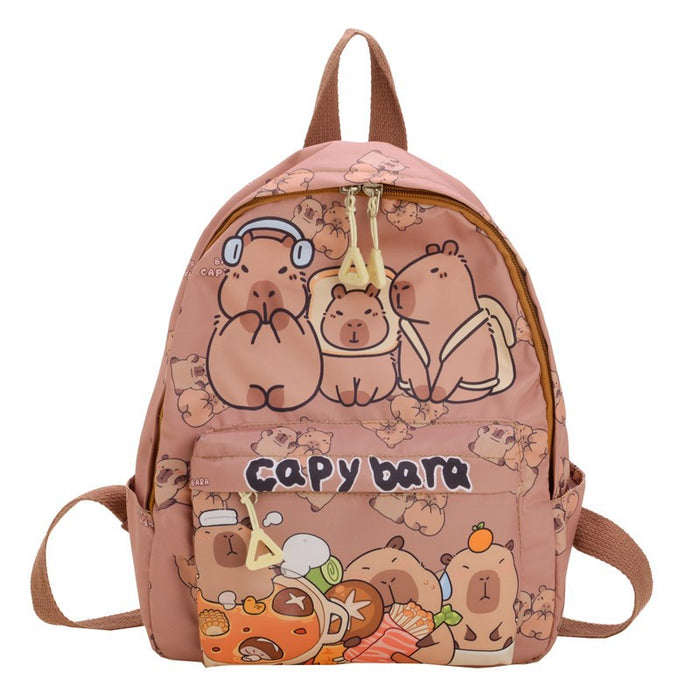 Wholesale  Printed Trendy Backpack Junior High School and Primary School Schoolbag Large Capacity Decompression Backpack Cute Student Bag