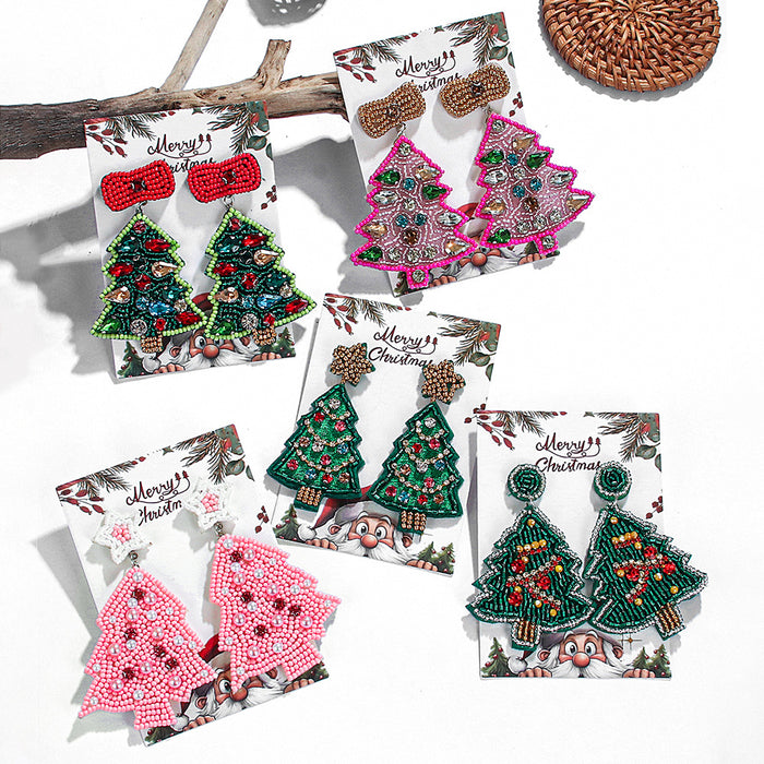 Wholesale fashion personalized creative Christmas earrings