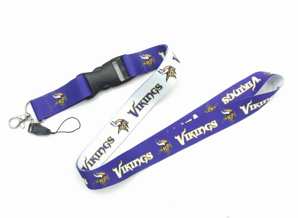 Wholesale Heat transfer rugby team lanyard club/ badge/ key/ work permit/ mobile phone sling buckle lanyard
