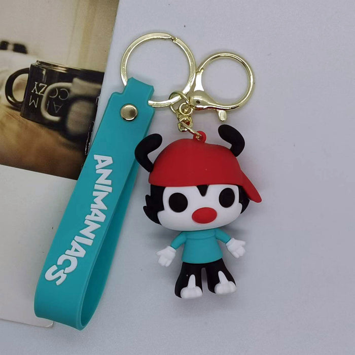 Wholesale Creative cartoon Dalmatian keychain pendant bag car keychain accessories gift