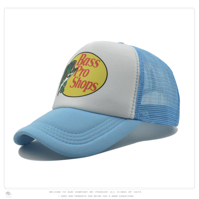 Wholesale Printed baseball cap summer net cap outdoor sunscreen sunshade driver cap