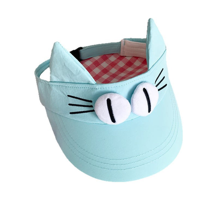 Wholesale Cute sun protection empty top hat, sun hat, versatile duckbill hat