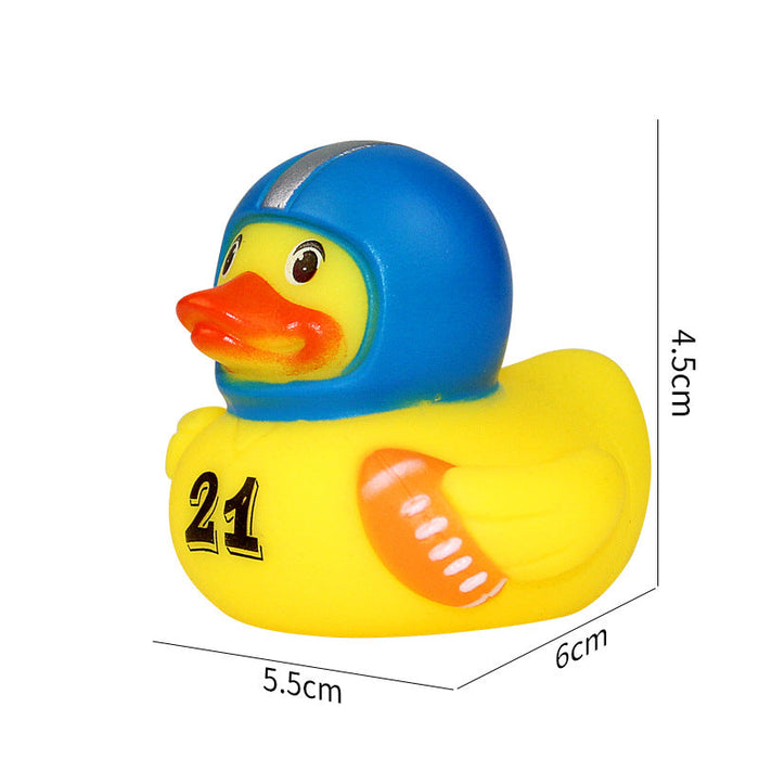 Wholesale Creative duck toy pinch sound baby bath toy
