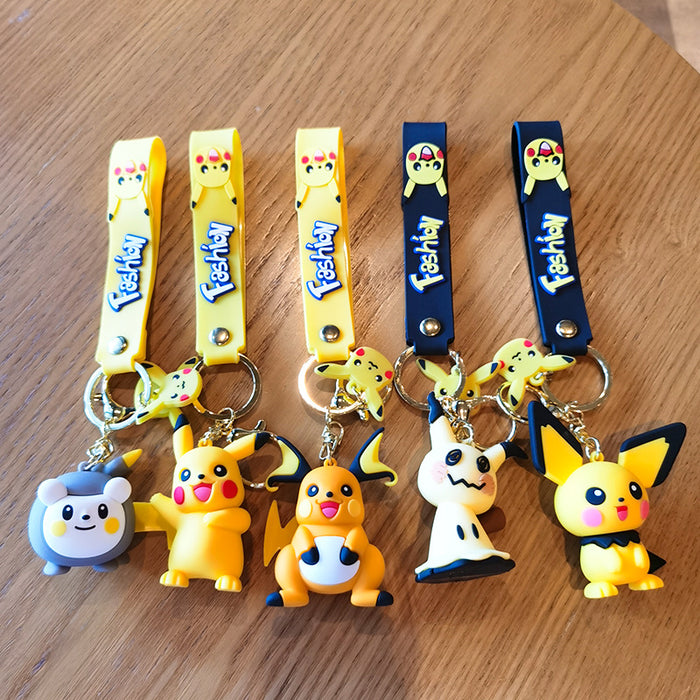 Wholesale Cartoon Doll Silicone Keychain JDC-KC-Tingm266