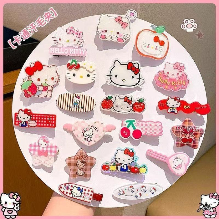 Wholesale Cute cartoon character hair clips for girls