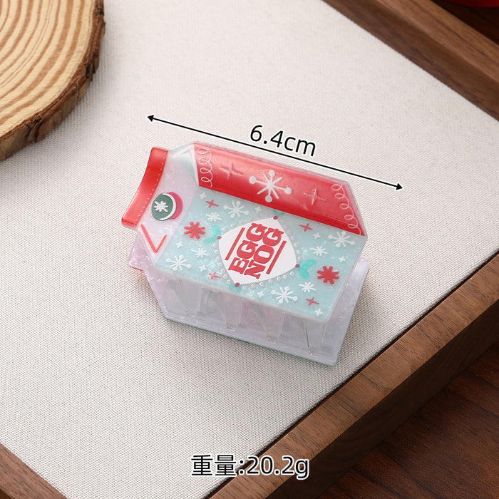 Wholesale Chic Acrylic Cartoon Shark Hair Clip For Women Christmas Fashion Accessory Gift