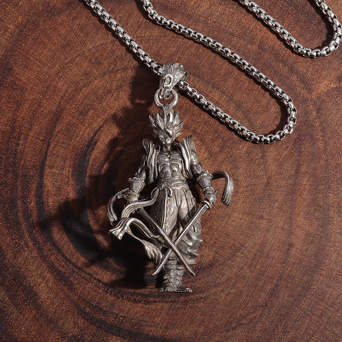 Wholesale  Retro Alloy Cartoon Character Pendant Necklace