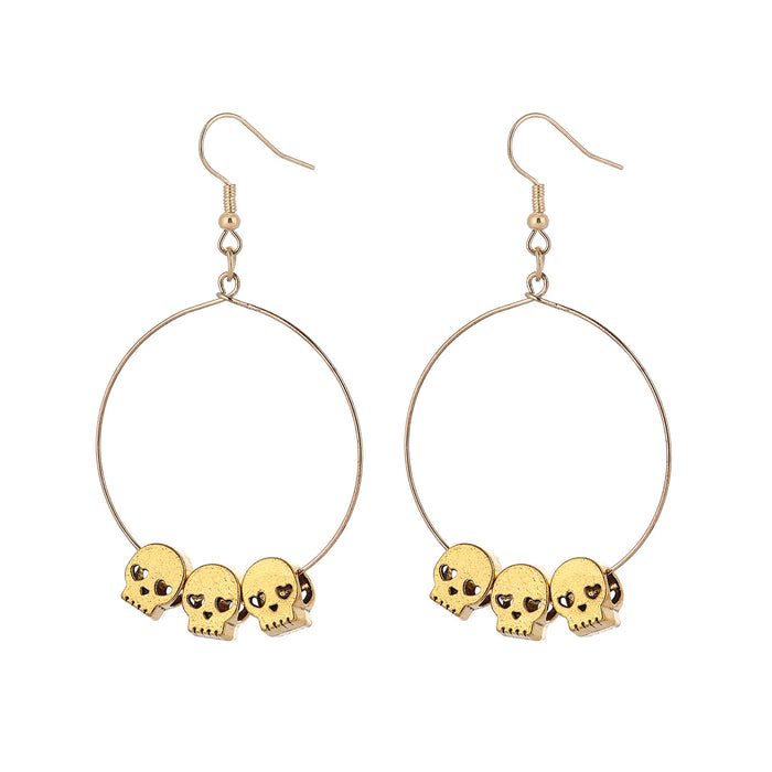 Wholesale  themed earrings,  black and white,  orange and purple  main color earrings