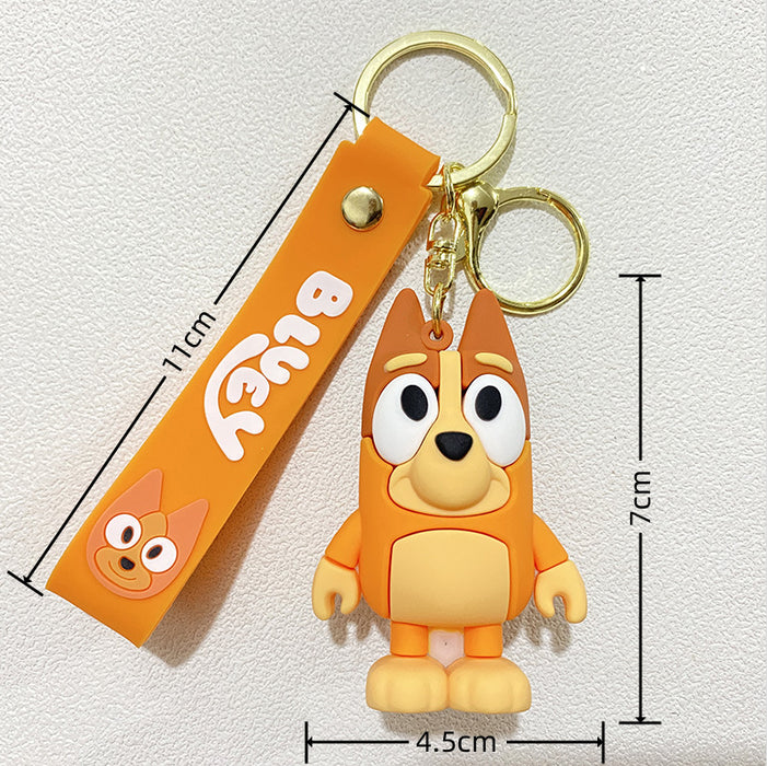 Wholesale PVC Cartoon Silicone Doll Keychain JDC-KC-YiCheng002