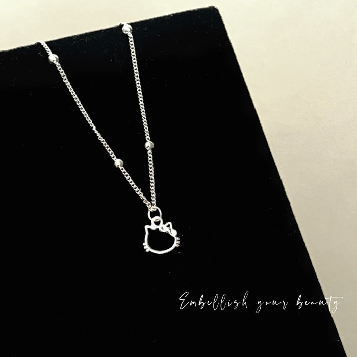 Wholesale Hollow necklace, niche design pendant, collarbone chain