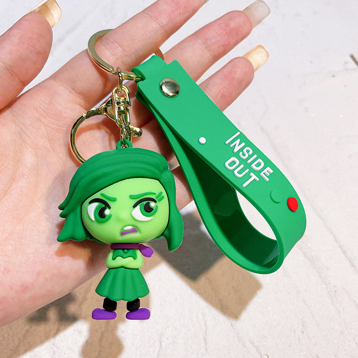 Wholesale PVC Cartoon Three-dimensional Keychain JDC-KC-Qiwei029