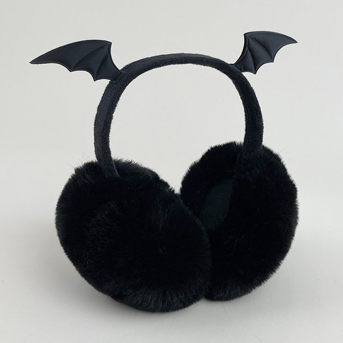 Wholesale Earmuffs Winter Warm Ear Punk Gothic Bat Ear Bag Dark Devil Ear Cover